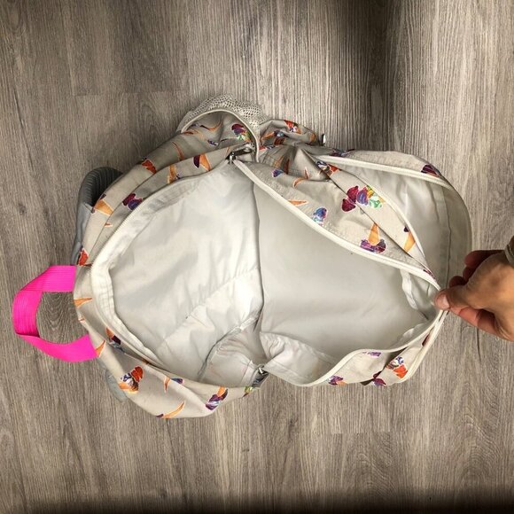 Jansport Rainbow Ice Cream Backpack Bookbag Student Bag Carry On Travel Novelty - Picture 7 of 13